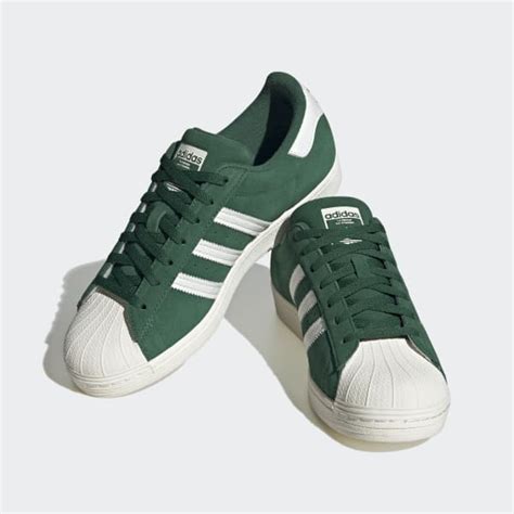 adidas superstart schoenen groen|Adidas Superstar shoes green.